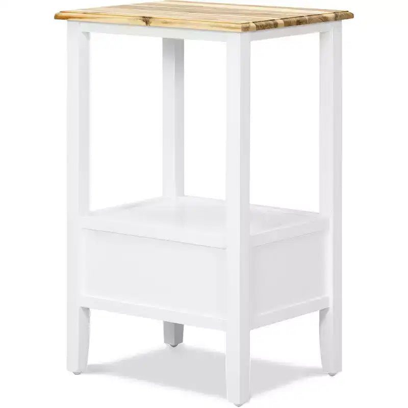 Harris End Table White - ClickDecor