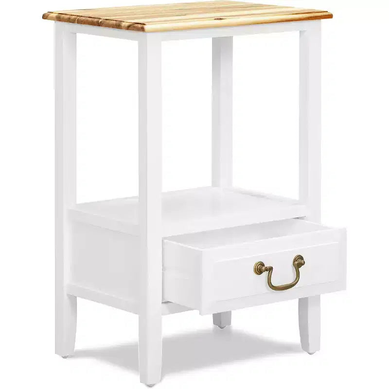 Harris End Table White - ClickDecor