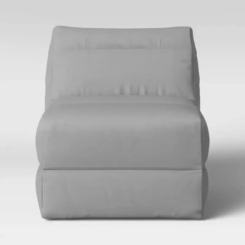 Fold-Out Dorm Lounge Seat Gray - Room Essentials™