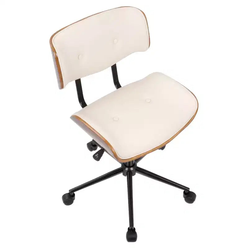 Sedia da ufficio Lombardi Mid-Century Modern con girello - LumiSource