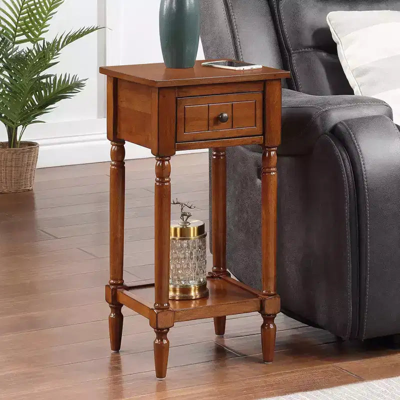 Tavolino d'appoggio Mia Petite con cassetto e ripiani Breighton Home Provencal Countryside
