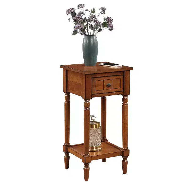 Tavolino d'appoggio Mia Petite con cassetto e ripiani Breighton Home Provencal Countryside