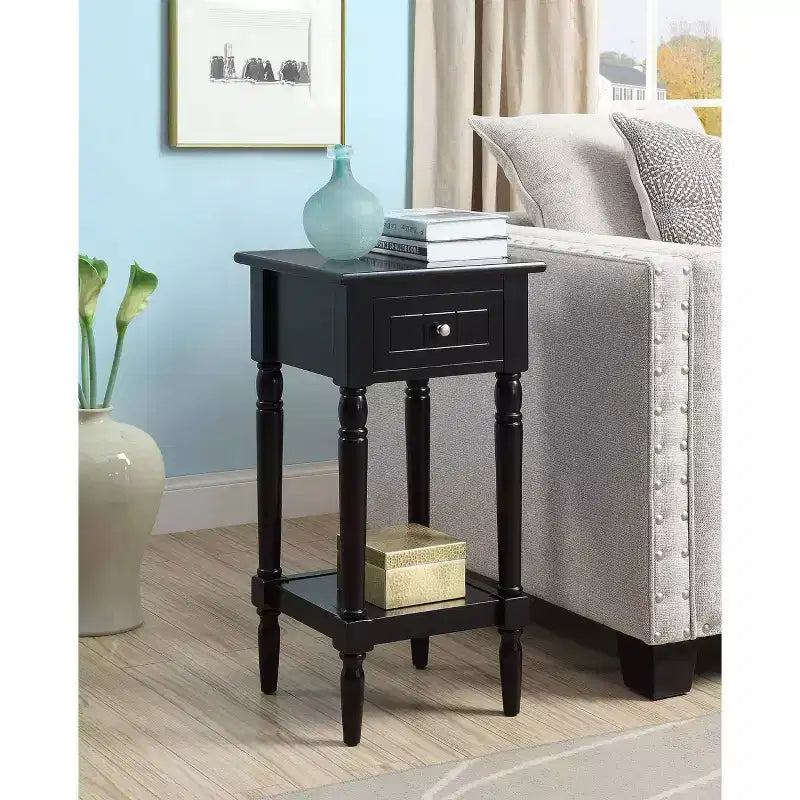 Tavolino d'appoggio Mia Petite con cassetto e ripiani Breighton Home Provencal Countryside