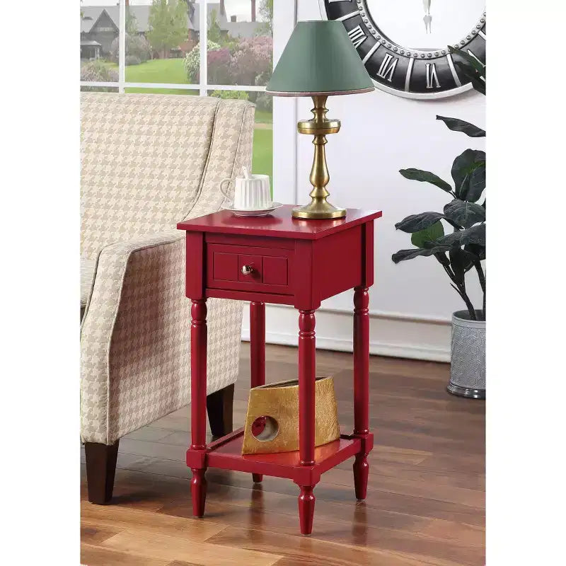 Tavolino d'appoggio Mia Petite con cassetto e ripiani Breighton Home Provencal Countryside