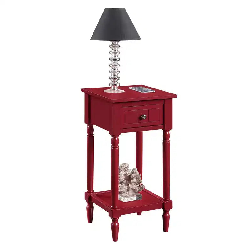 Tavolino d'appoggio Mia Petite con cassetto e ripiani Breighton Home Provencal Countryside