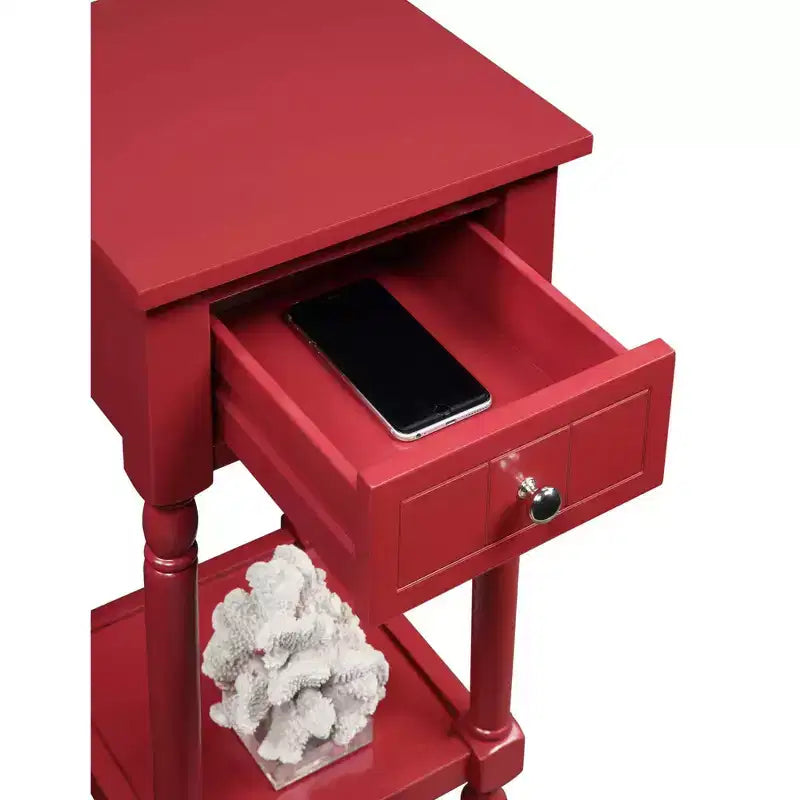 Tavolino d'appoggio Mia Petite con cassetto e ripiani Breighton Home Provencal Countryside