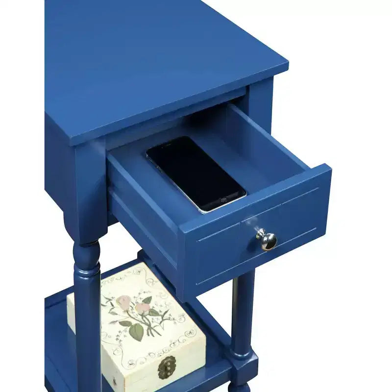 Tavolino d'appoggio Mia Petite con cassetto e ripiani Breighton Home Provencal Countryside