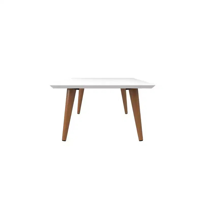 11.81 Utopia High Rectangle Coffee Table with Splayed Legs - Manhattan Comfort