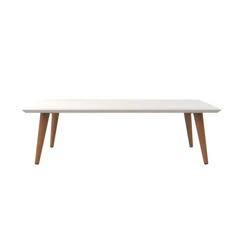 11.81 Utopia High Rectangle Coffee Table with Splayed Legs - Manhattan Comfort