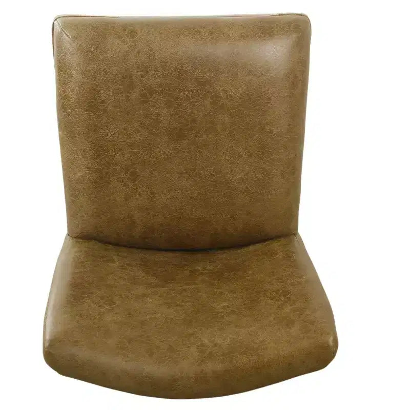 24 Faux Leather Luxury Counter Height Barstool - HomePop