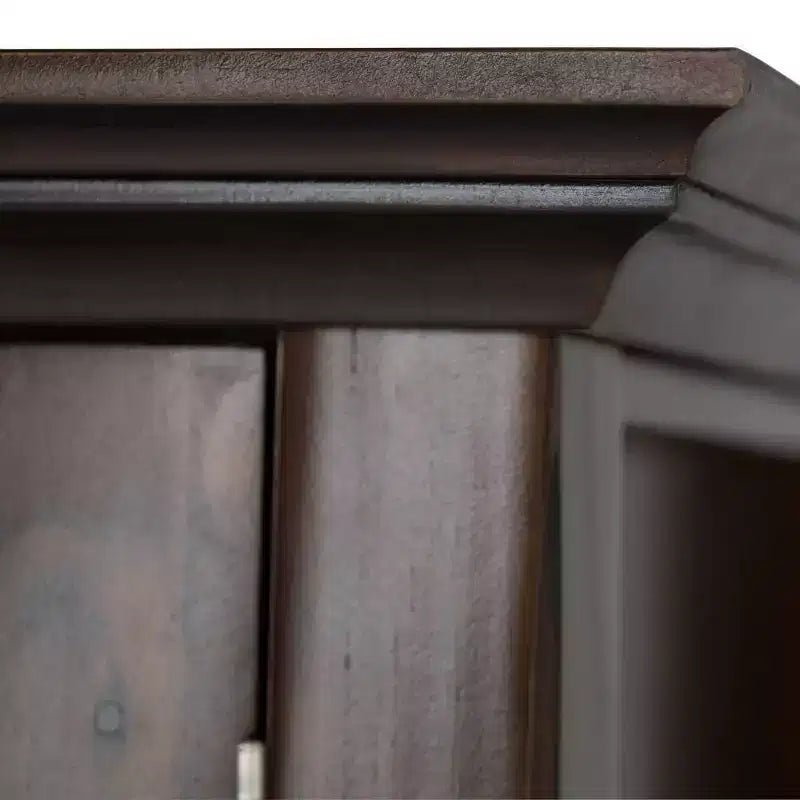 Armadio contenitore per ingresso in legno massello Normandy - Wyndenhall