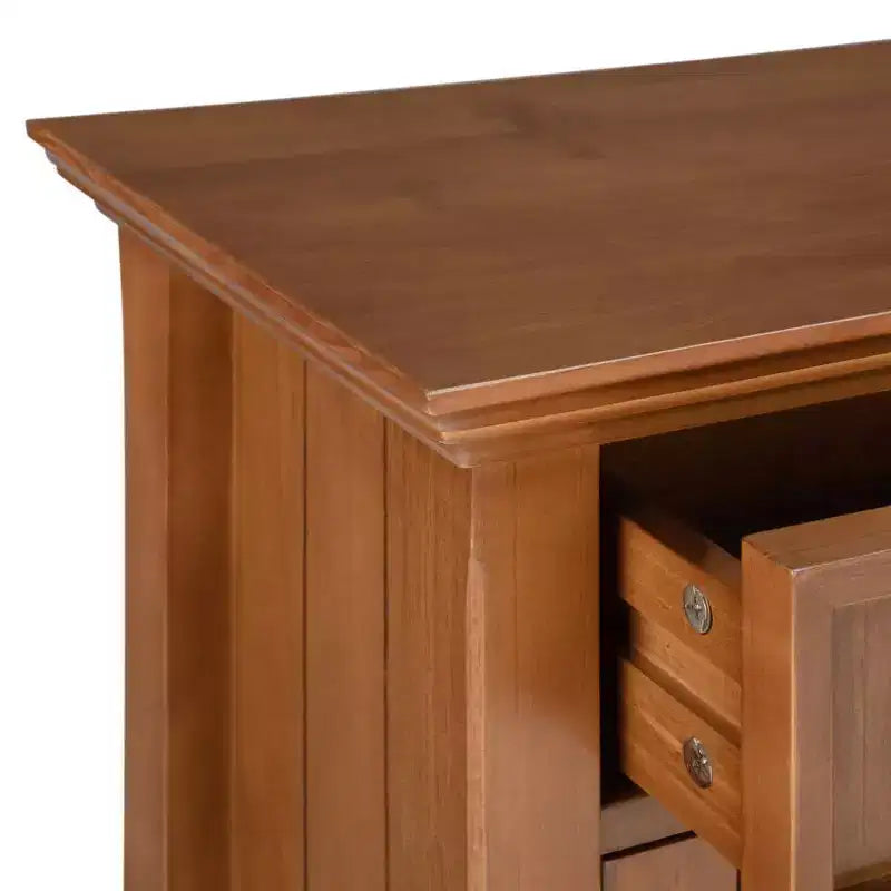 Armadio contenitore per ingresso in legno massello Normandy - Wyndenhall