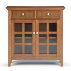 Armadio contenitore per ingresso in legno massello Normandy - Wyndenhall