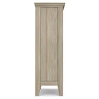 Armadio contenitore per ingresso in legno massello Normandy - Wyndenhall