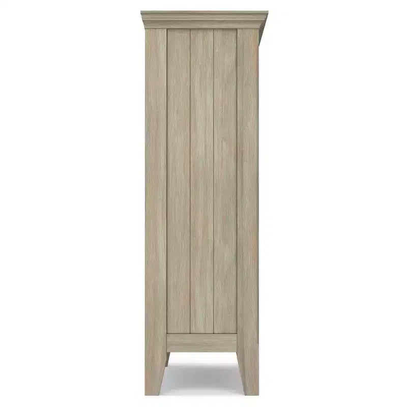 Armadio contenitore per ingresso in legno massello Normandy - Wyndenhall