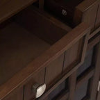 Armadio contenitore per ingresso in legno massello Normandy - Wyndenhall