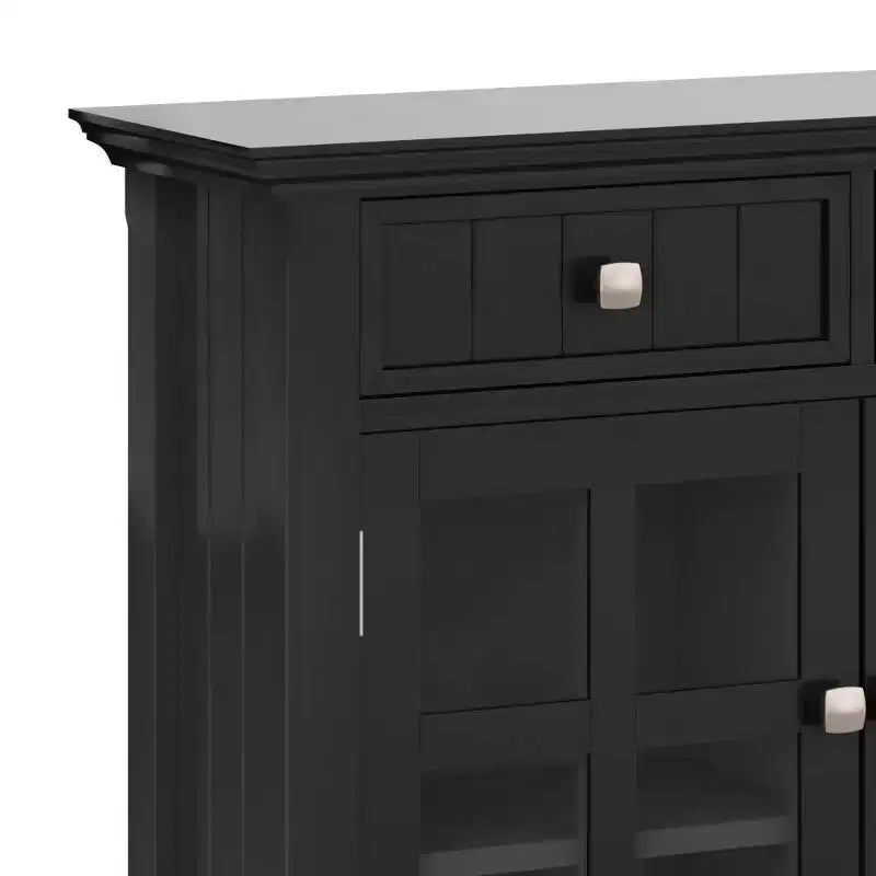 Armadio contenitore per ingresso in legno massello Normandy - Wyndenhall