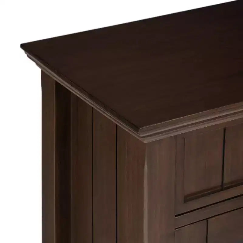 Armadio contenitore per ingresso in legno massello Normandy - Wyndenhall