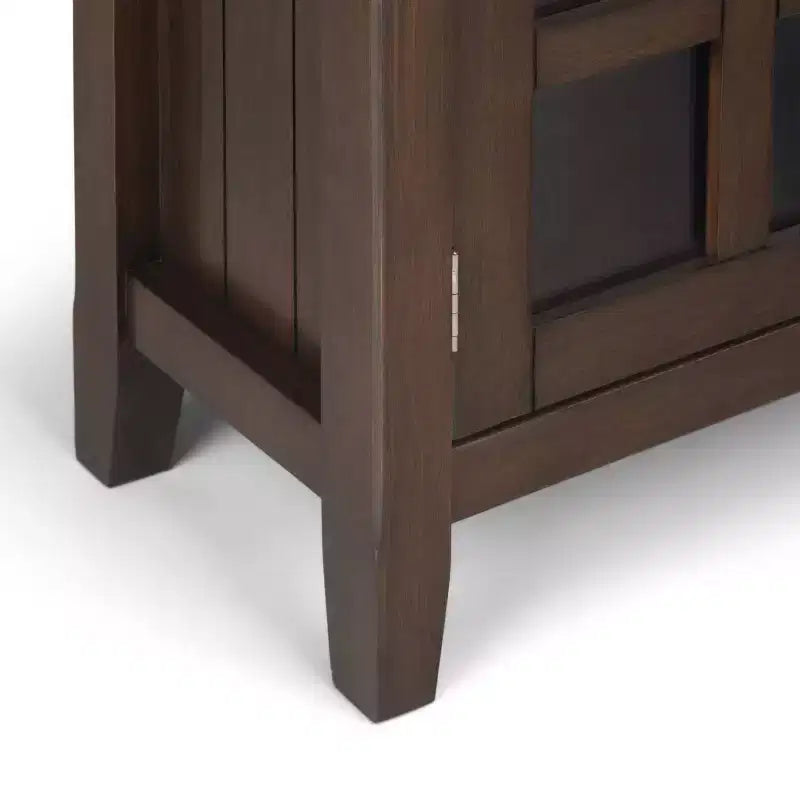 Armadio contenitore per ingresso in legno massello Normandy - Wyndenhall