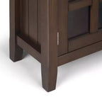 Armadio contenitore per ingresso in legno massello Normandy - Wyndenhall