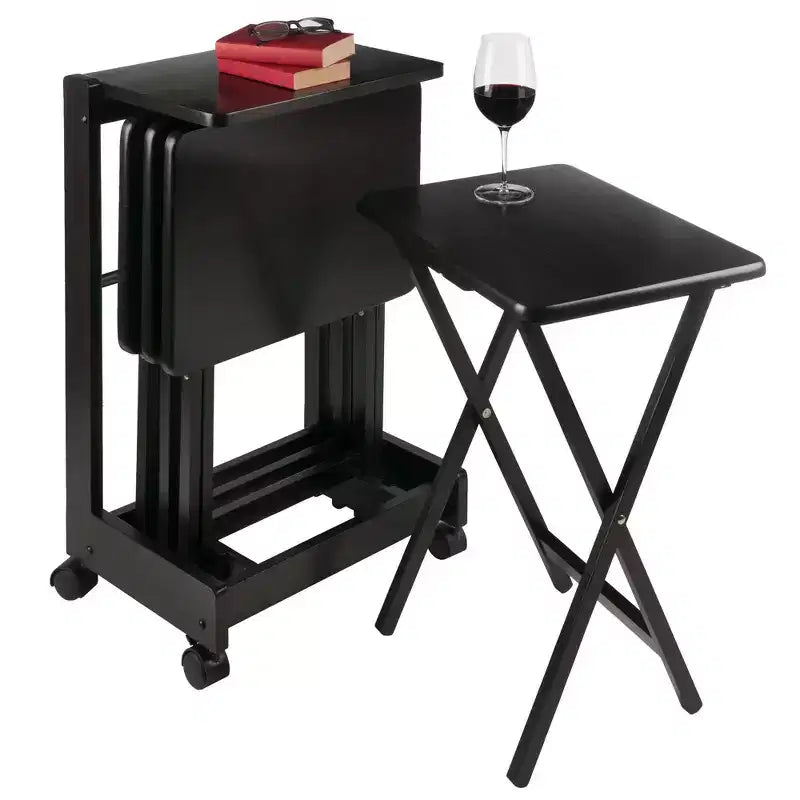 5pc Brienda Set Flip Top Snack Table - Winsome