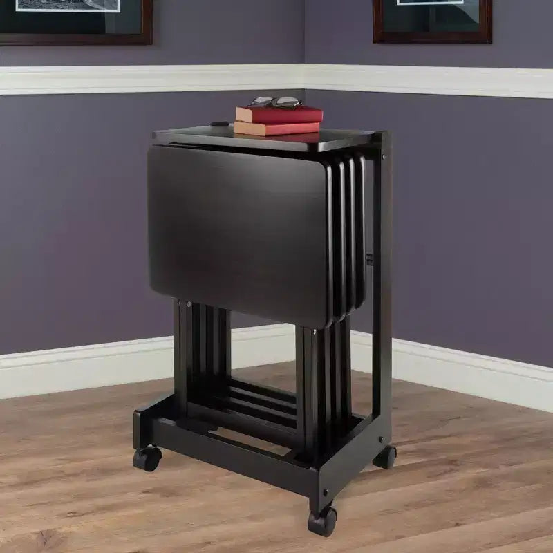 5pc Brienda Set Flip Top Snack Table - Winsome