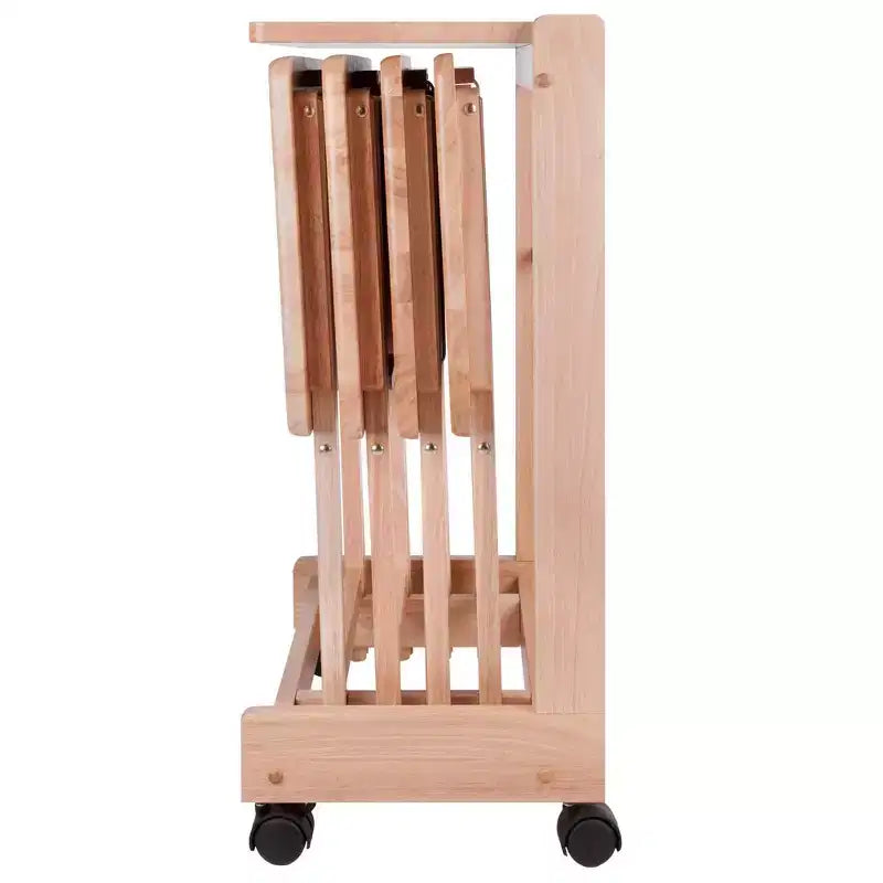 5pc Brienda Set Flip Top Snack Table - Winsome