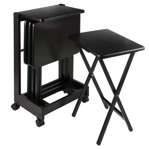 5pc Brienda Set Flip Top Snack Table - Winsome