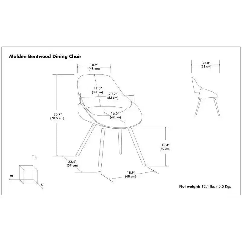 Malone Bentwood Dining Chair - WyndenHall