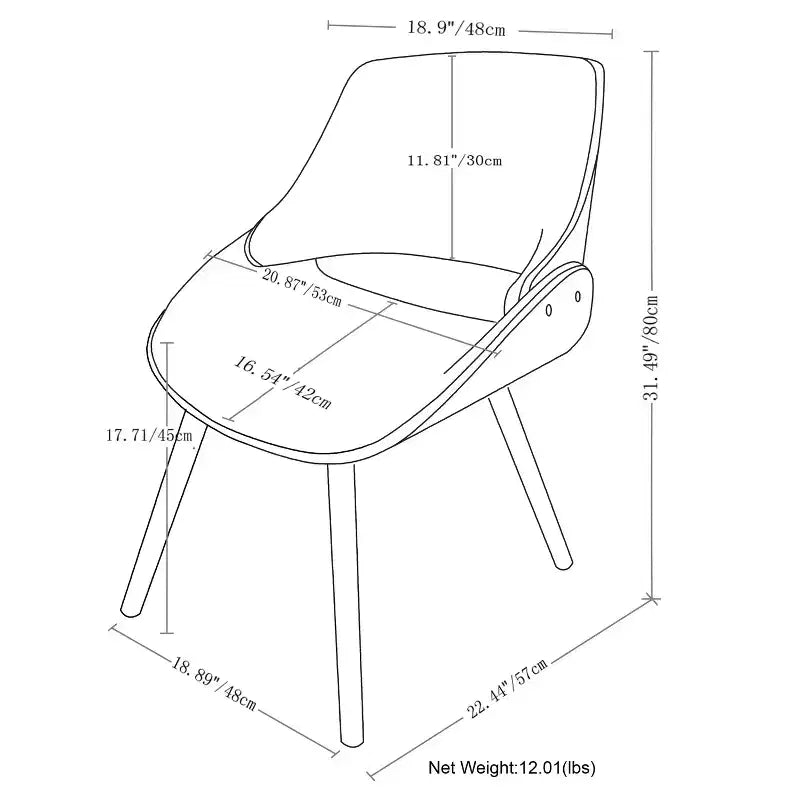 Malone Bentwood Dining Chair - WyndenHall