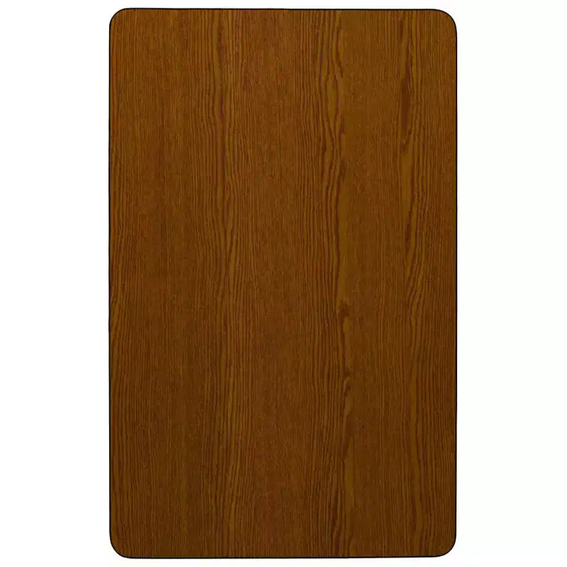 Flash Furniture 30''W x 48''L Rectangular HP Laminate Activity Table - Height Adjustable Short Legs