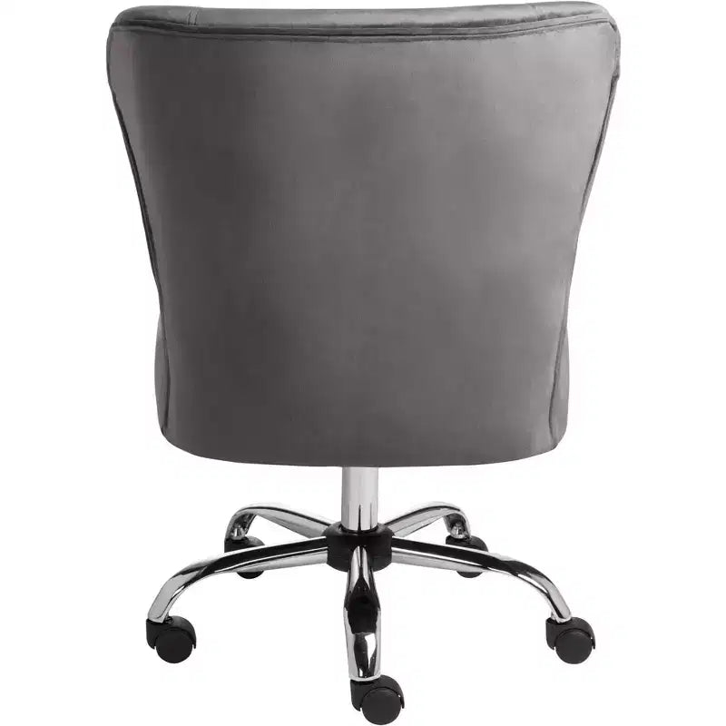 Studio 55D Erin Gray Fabric Adjustable Office Chair