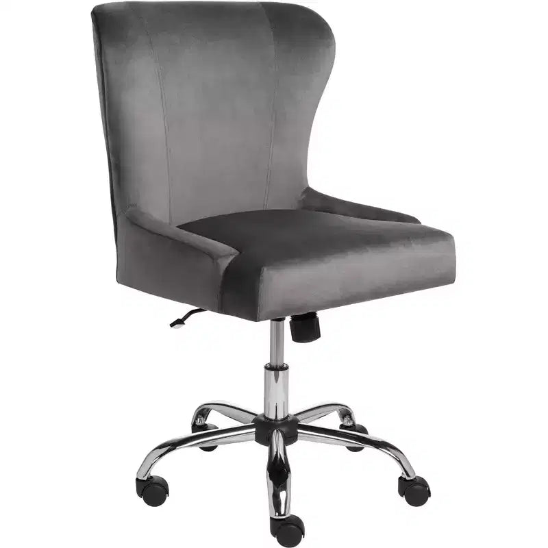 Studio 55D Erin Gray Fabric Adjustable Office Chair