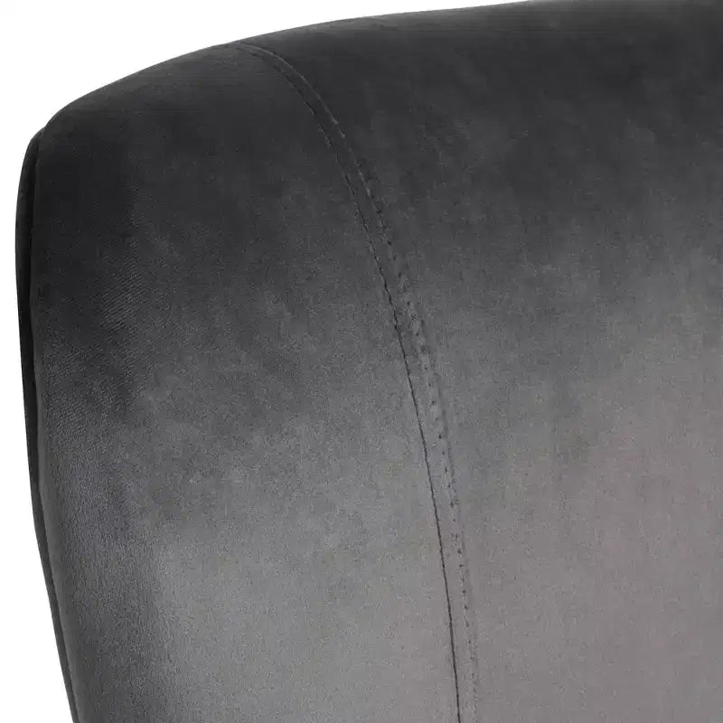 Studio 55D Erin Gray Fabric Adjustable Office Chair