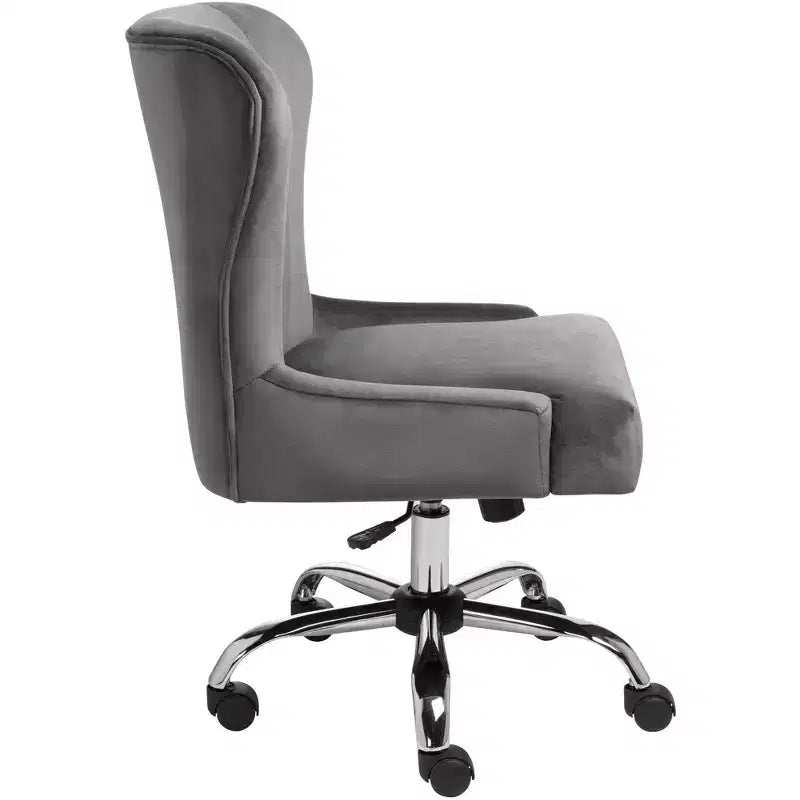 Studio 55D Erin Gray Fabric Adjustable Office Chair
