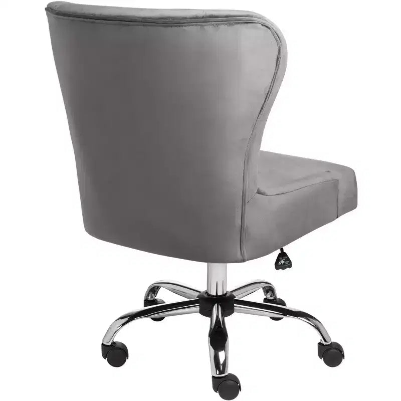 Studio 55D Erin Gray Fabric Adjustable Office Chair