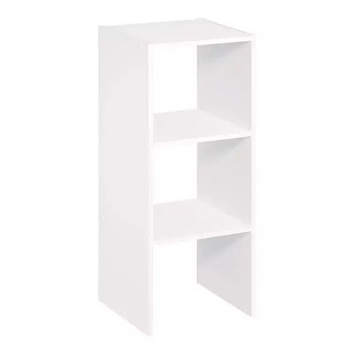 ClosetMaid 31 pollici, organizer decorativo impilabile a 2 cubi, bianco, per casa, ufficio e garage, confezione da 2
