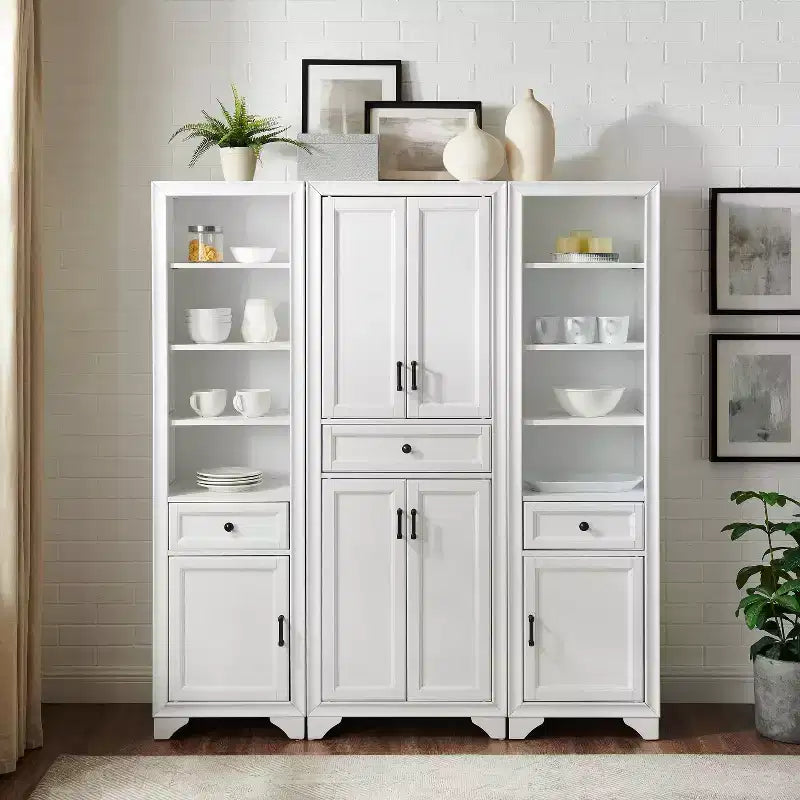 3pc Tara Pantry Set - Pantry and 2 Linen Cabinets - Crosley