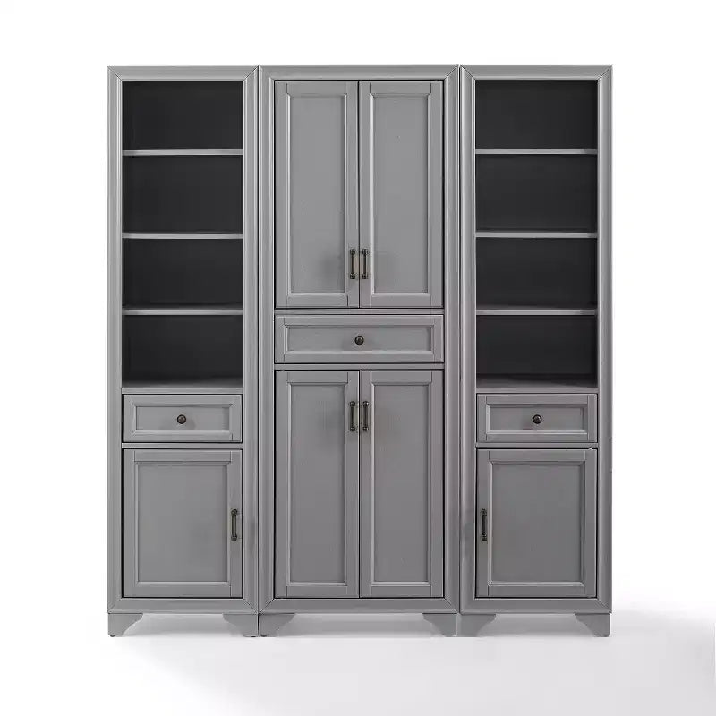3pc Tara Pantry Set - Pantry and 2 Linen Cabinets - Crosley
