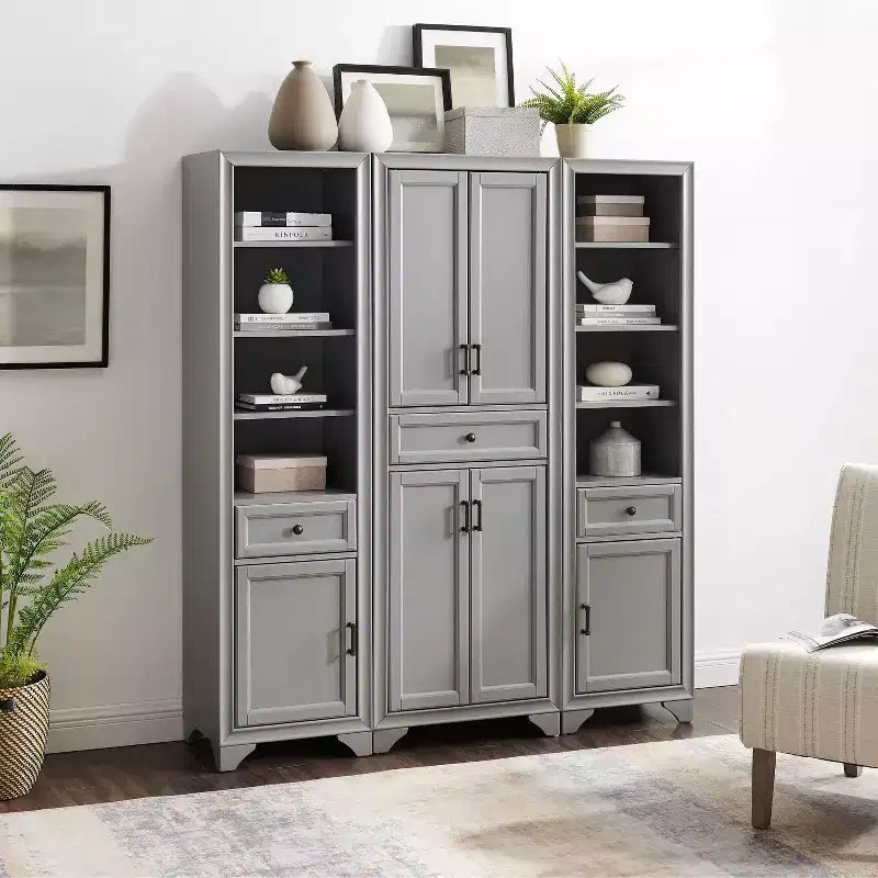 3pc Tara Pantry Set - Pantry and 2 Linen Cabinets - Crosley