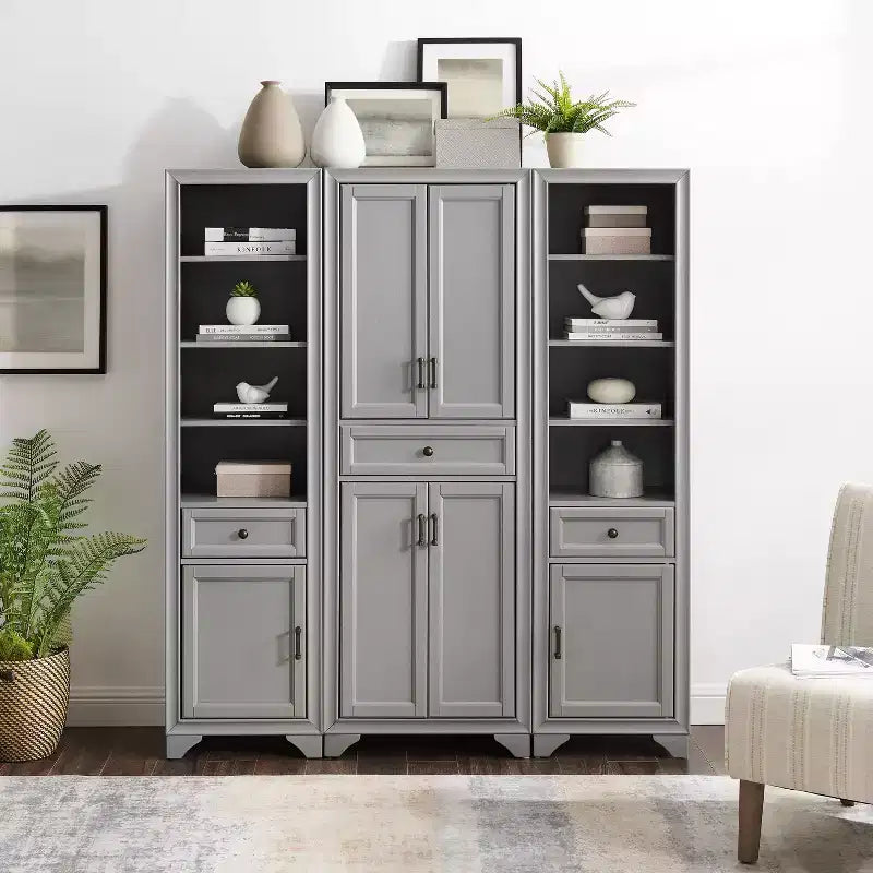 3pc Tara Pantry Set - Pantry and 2 Linen Cabinets - Crosley