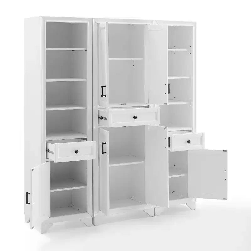 3pc Tara Pantry Set - Pantry and 2 Linen Cabinets - Crosley