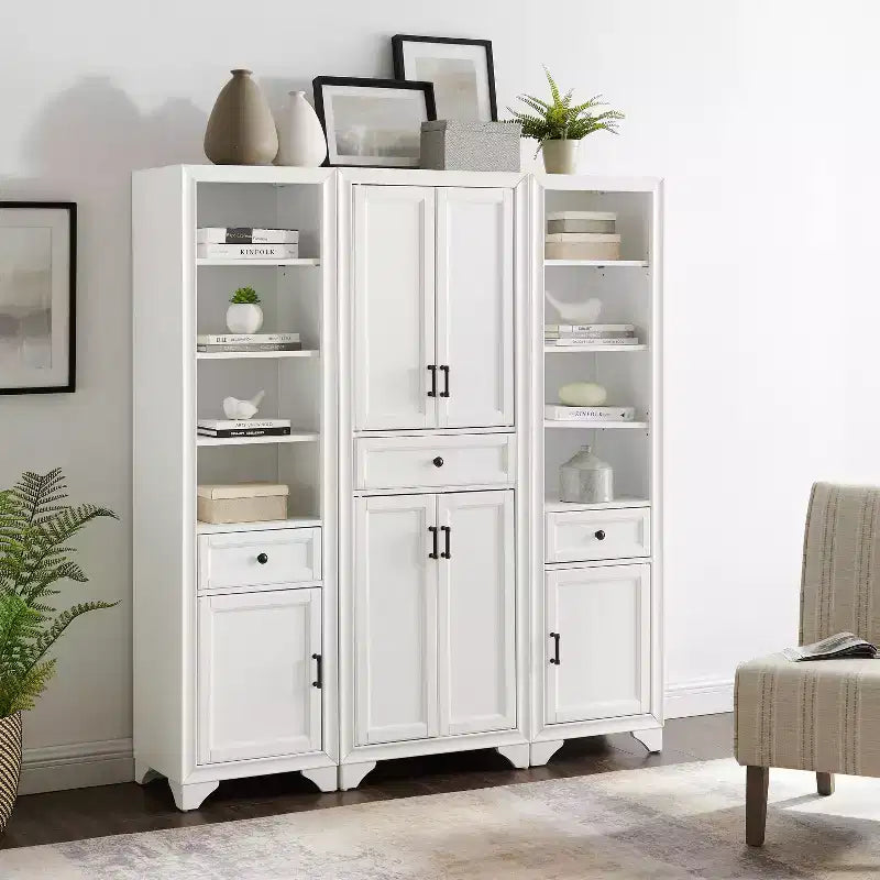 3pc Tara Pantry Set - Pantry and 2 Linen Cabinets - Crosley
