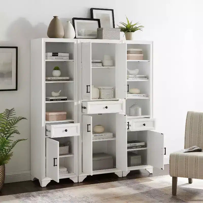 3pc Tara Pantry Set - Pantry and 2 Linen Cabinets - Crosley