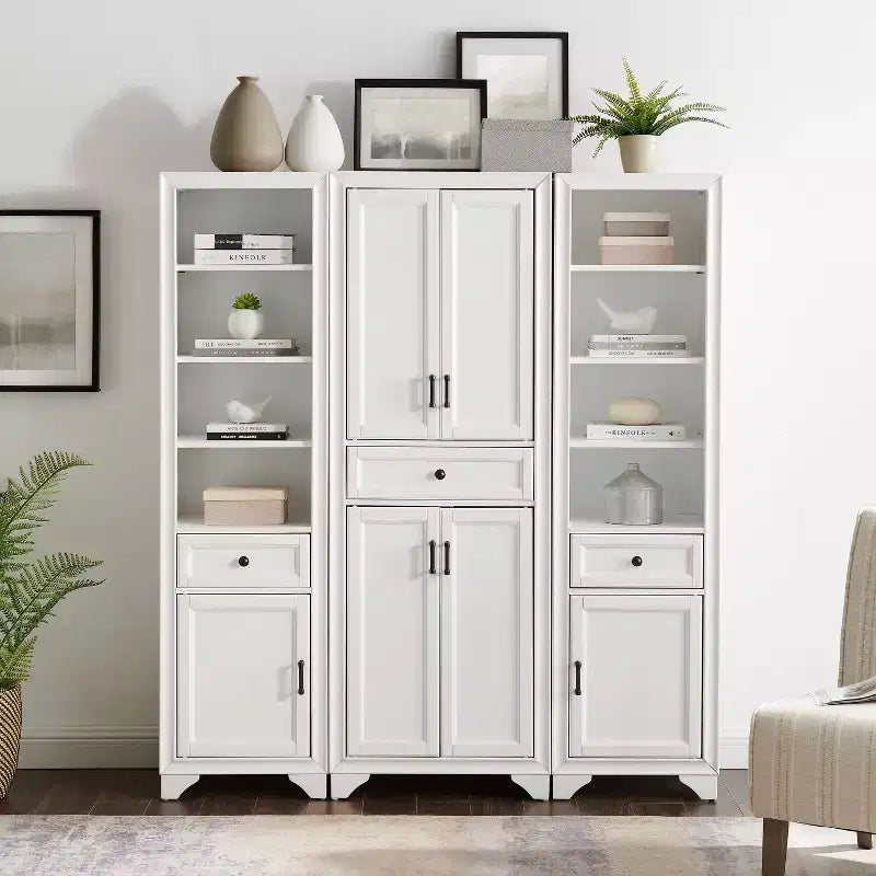 3pc Tara Pantry Set - Pantry and 2 Linen Cabinets - Crosley