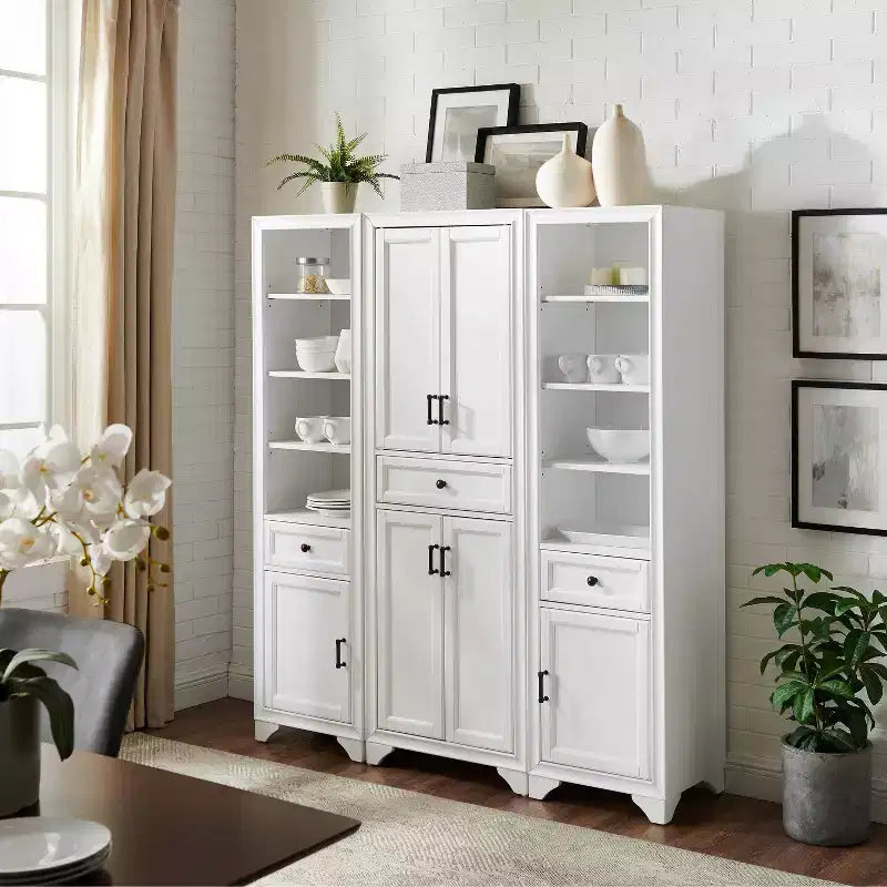 3pc Tara Pantry Set - Pantry and 2 Linen Cabinets - Crosley