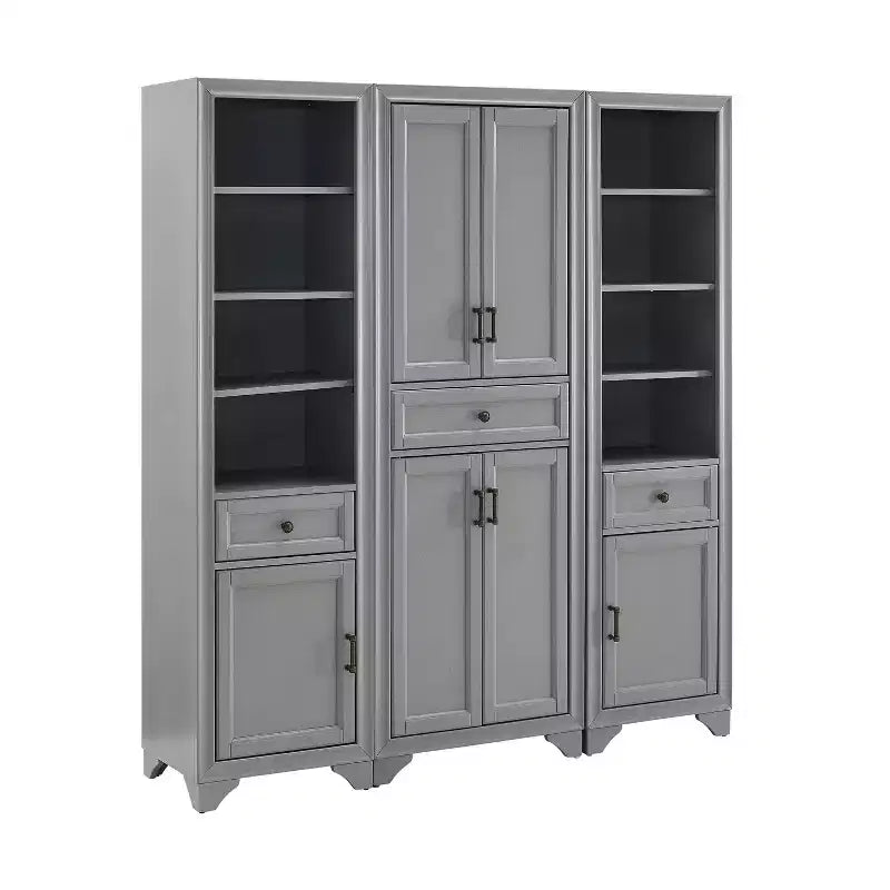 3pc Tara Pantry Set - Pantry and 2 Linen Cabinets - Crosley