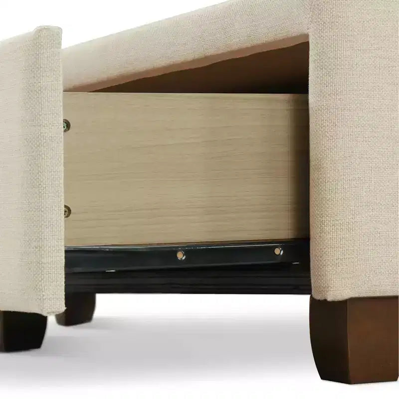 Edmond Storage Bed with Adjustable Height Headboard - ClickDecor