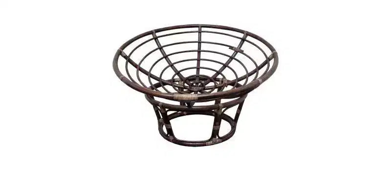 42 Rattan Papasan Chair with Micro Suede Cushion - International Caravan