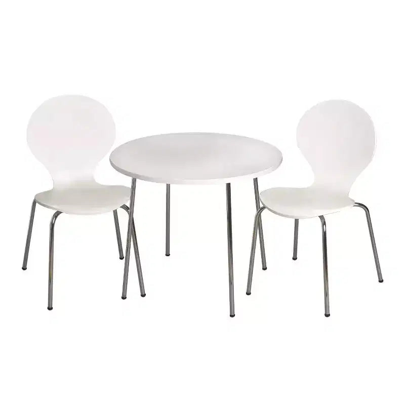 3pc Kids' Table and Chair Set with Chrome Legs - Gift Mark